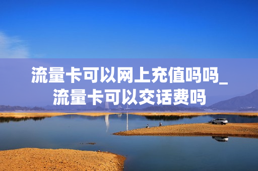 流量卡可以网上充值吗吗_流量卡可以交话费吗