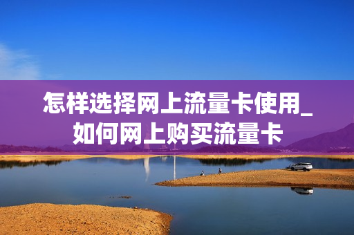 怎样选择网上流量卡使用_如何网上购买流量卡