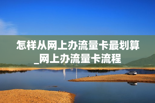 怎样从网上办流量卡最划算_网上办流量卡流程