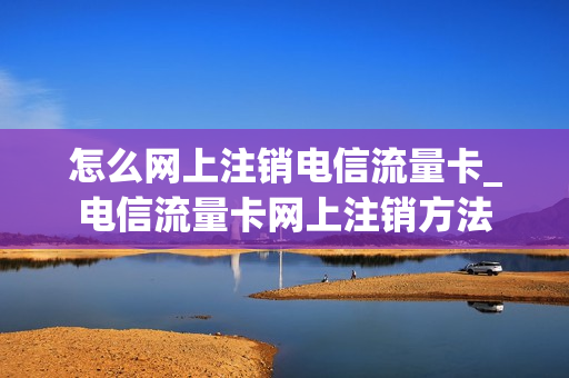 怎么网上注销电信流量卡_电信流量卡网上注销方法