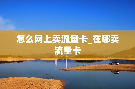 怎么网上卖流量卡_在哪卖流量卡