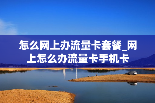 怎么网上办流量卡套餐_网上怎么办流量卡手机卡