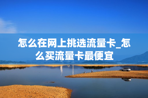怎么在网上挑选流量卡_怎么买流量卡最便宜