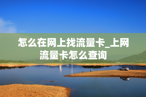 怎么在网上找流量卡_上网流量卡怎么查询