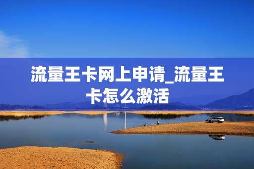 流量王卡网上申请_流量王卡怎么激活
