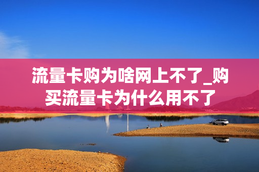 流量卡购为啥网上不了_购买流量卡为什么用不了