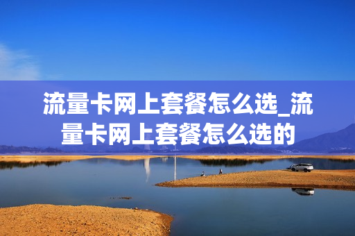 流量卡网上套餐怎么选_流量卡网上套餐怎么选的