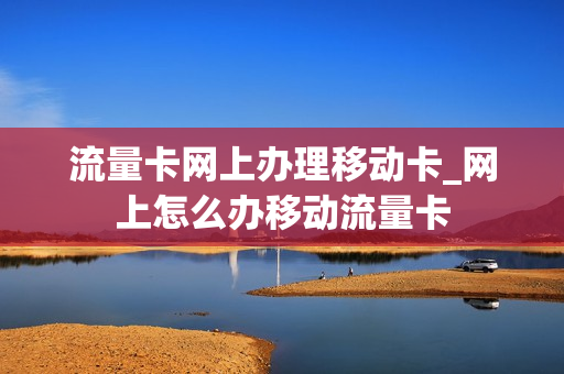 流量卡网上办理移动卡_网上怎么办移动流量卡