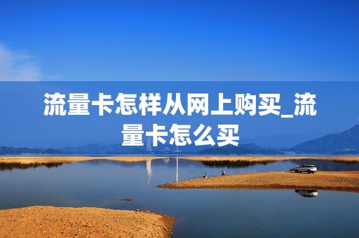 流量卡怎样从网上购买_流量卡怎么买