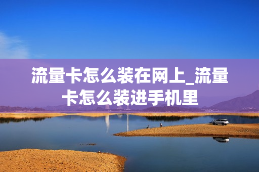 流量卡怎么装在网上_流量卡怎么装进手机里