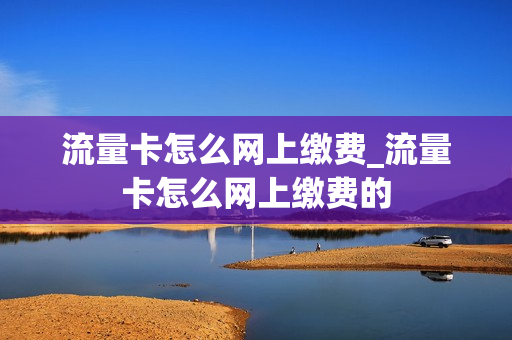 流量卡怎么网上缴费_流量卡怎么网上缴费的