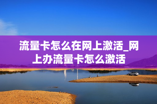 流量卡怎么在网上激活_网上办流量卡怎么激活