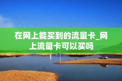 在网上能买到的流量卡_网上流量卡可以买吗