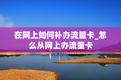 在网上如何补办流量卡_怎么从网上办流量卡