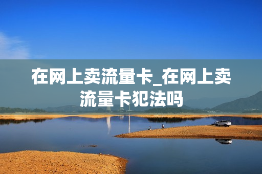 在网上卖流量卡_在网上卖流量卡犯法吗