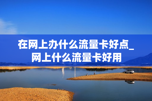 在网上办什么流量卡好点_网上什么流量卡好用