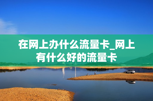 在网上办什么流量卡_网上有什么好的流量卡