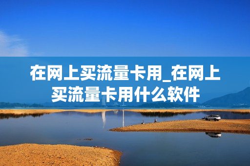 在网上买流量卡用_在网上买流量卡用什么软件