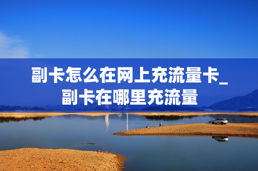 副卡怎么在网上充流量卡_副卡在哪里充流量