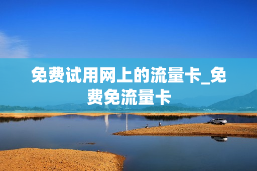 免费试用网上的流量卡_免费免流量卡