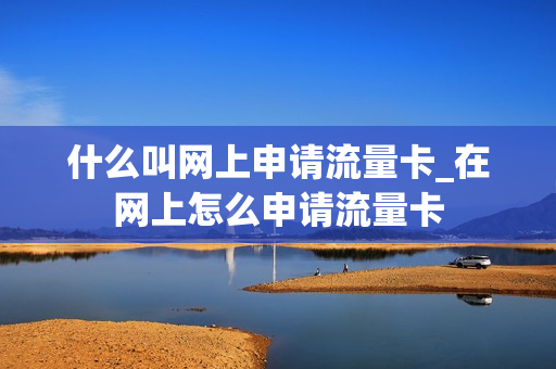什么叫网上申请流量卡_在网上怎么申请流量卡