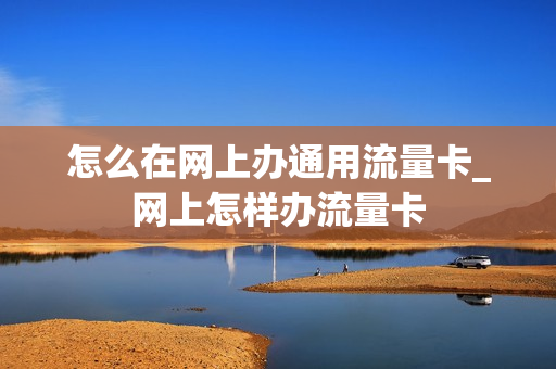 怎么在网上办通用流量卡_网上怎样办流量卡