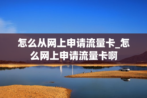 怎么从网上申请流量卡_怎么网上申请流量卡啊