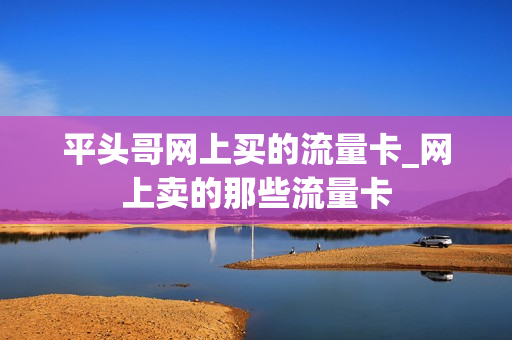 平头哥网上买的流量卡_网上卖的那些流量卡