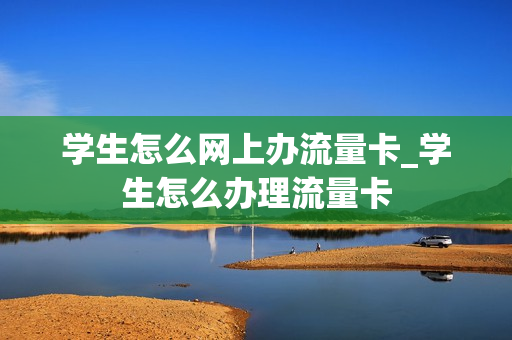 学生怎么网上办流量卡_学生怎么办理流量卡