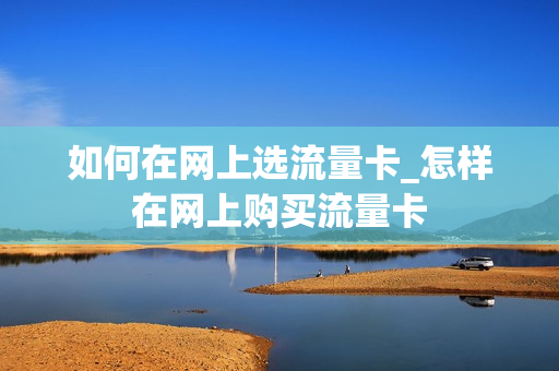 如何在网上选流量卡_怎样在网上购买流量卡