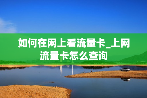 如何在网上看流量卡_上网流量卡怎么查询