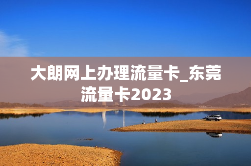 大朗网上办理流量卡_东莞流量卡2023
