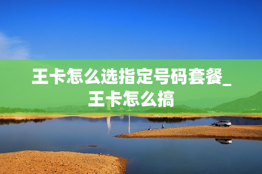 王卡怎么选指定号码套餐_王卡怎么搞