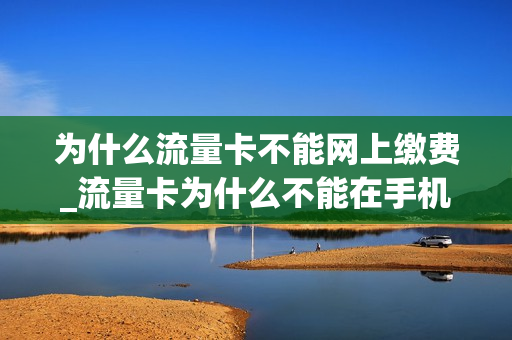 为什么流量卡不能网上缴费_流量卡为什么不能在手机上使用