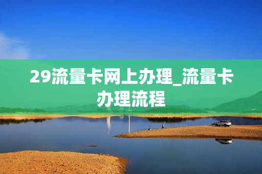 29流量卡网上办理_流量卡办理流程