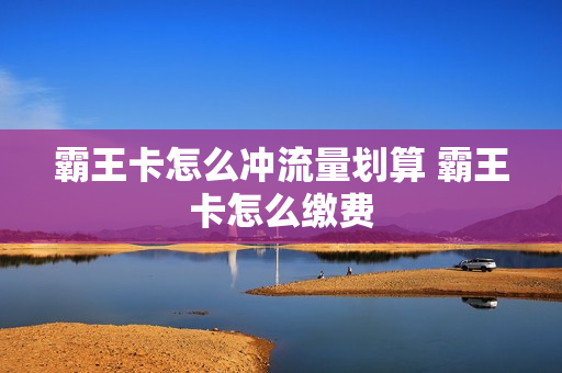 霸王卡怎么冲流量划算 霸王卡怎么缴费