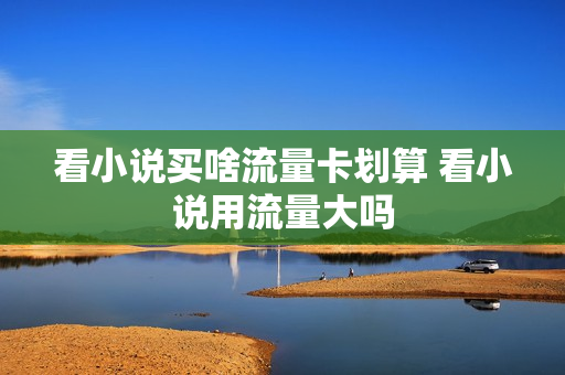 看小说买啥流量卡划算 看小说用流量大吗