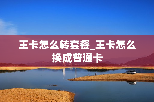王卡怎么转套餐_王卡怎么换成普通卡