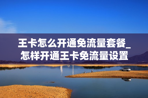 王卡怎么开通免流量套餐_怎样开通王卡免流量设置