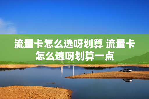 流量卡怎么选呀划算 流量卡怎么选呀划算一点