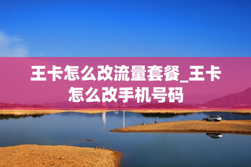 王卡怎么改流量套餐_王卡怎么改手机号码