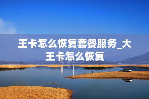 王卡怎么恢复套餐服务_大王卡怎么恢复